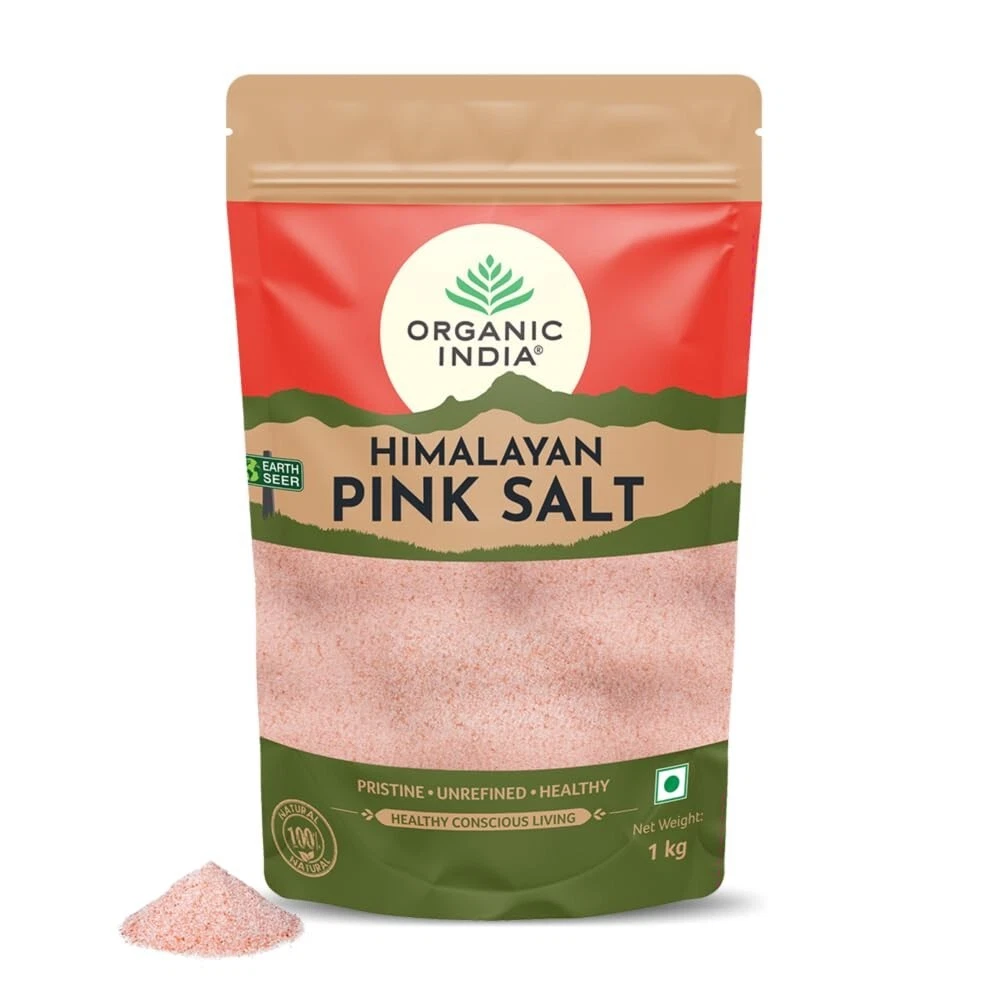 ORGANIC INDIA HIMALAYAN PINK SALT 1 KG